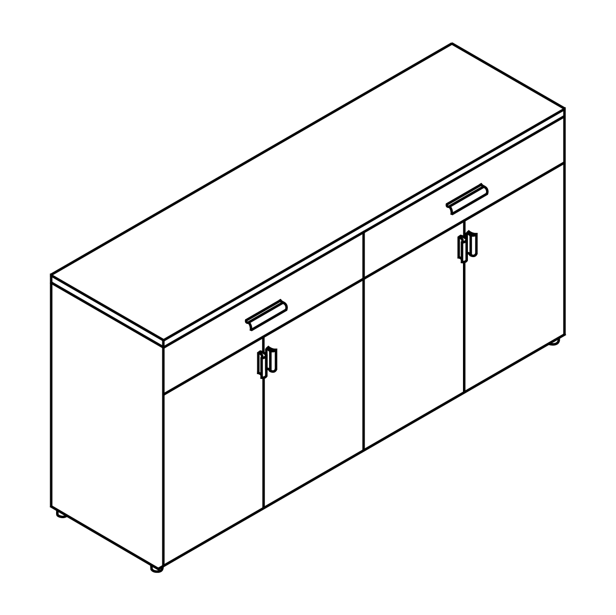 Buffet Credenza Clear Design buffet-credenza-clear-design